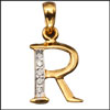 R - Shape Diamond Pendant (Fdilct0033) - Click here to View more details about this Product